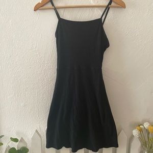 Mini black dress